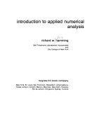 Introduction to applied numerical analysis /