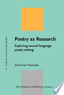 Poetry as research exploring second language poetry writing /