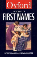 A dictionary of first names /