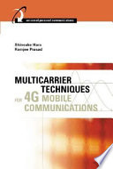 Multicarrier techniques for 4G mobile communications