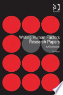 Writing human factors research papers a guidebook /