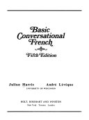 Basic conversational French /
