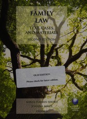 Family law : text, cases, and materials /