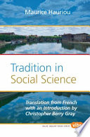 Tradition in social science