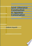 Joint utterance construction in Japanese conversation
