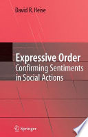 Expressive Order Confirming Sentiments in Social Actions /