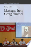 Messages from Georg Simmel