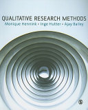 Qualitative research methods /