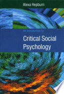 An introduction to critical social psychology