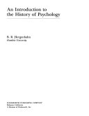 An introduction to the history of psychology /