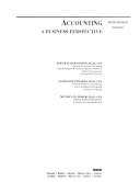Accounting : a business perspective /