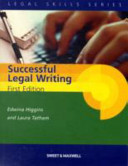 Successful legal writing /