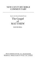 The gospel of matthew /