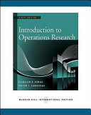 Intoduction to operations research /