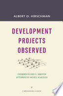 Development projects observed /