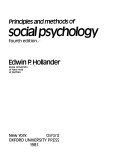 Principles and methods of social psychology /