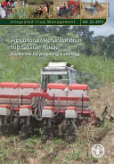 Agricultural mechanization in sub-Saharan Africa : guidelines for preparing a strategy /