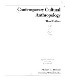 Contemporary cultural anthropology /