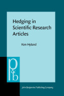 Hedging in scientific research articles