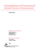 Foundations of personnel : human resource management /