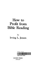 How to profit from Bible reading /