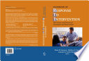 Handbook of Response to Intervention The Science and Practice of Assessment and Intervention /