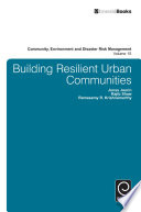 Building resilient urban communities /