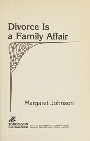 Divorce is a family affair /