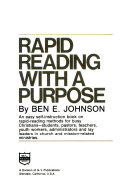 Rapid reading with a purpose /