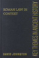 Roman law in context