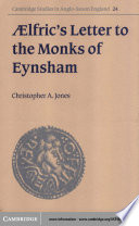 Aelfric's letter to the monks of Eynsham