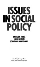 Issues in social policy /