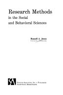 Research methods in the social and behavioral sciences /