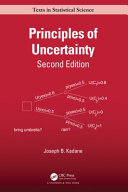 Principles of uncertainty /