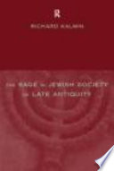 The sage in Jewish society of late antiquity