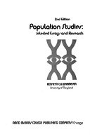 Population studies : selected essays and research /
