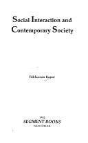 Social interaction and contemporary society /
