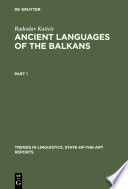 Ancient languages of the Balkans /