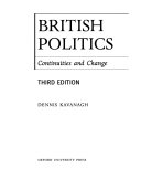 British politics : continuities and change /