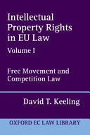 Intellectual property rights in EU law /