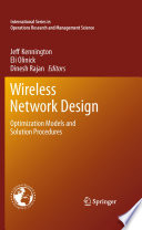 Wireless Network Design Optimization Models and Solution Procedures /