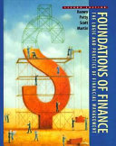 Foundations of finance : the logic and practice of financial management /