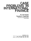 Case problems in international finance /