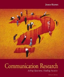 Communication research : Asking questions,finding answers /