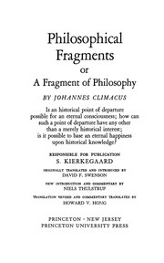 Philosophical fragments; or fragments of philosophy/