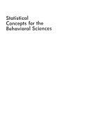 Statistical concepts for the behavioral sciences /