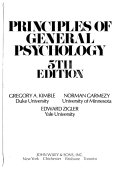 Principles of general psychology /