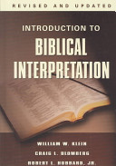 Introduction to Biblical interpretation /