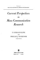 Current perspectives in mass communication research /