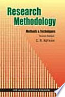 Research methodology methods & techniques /